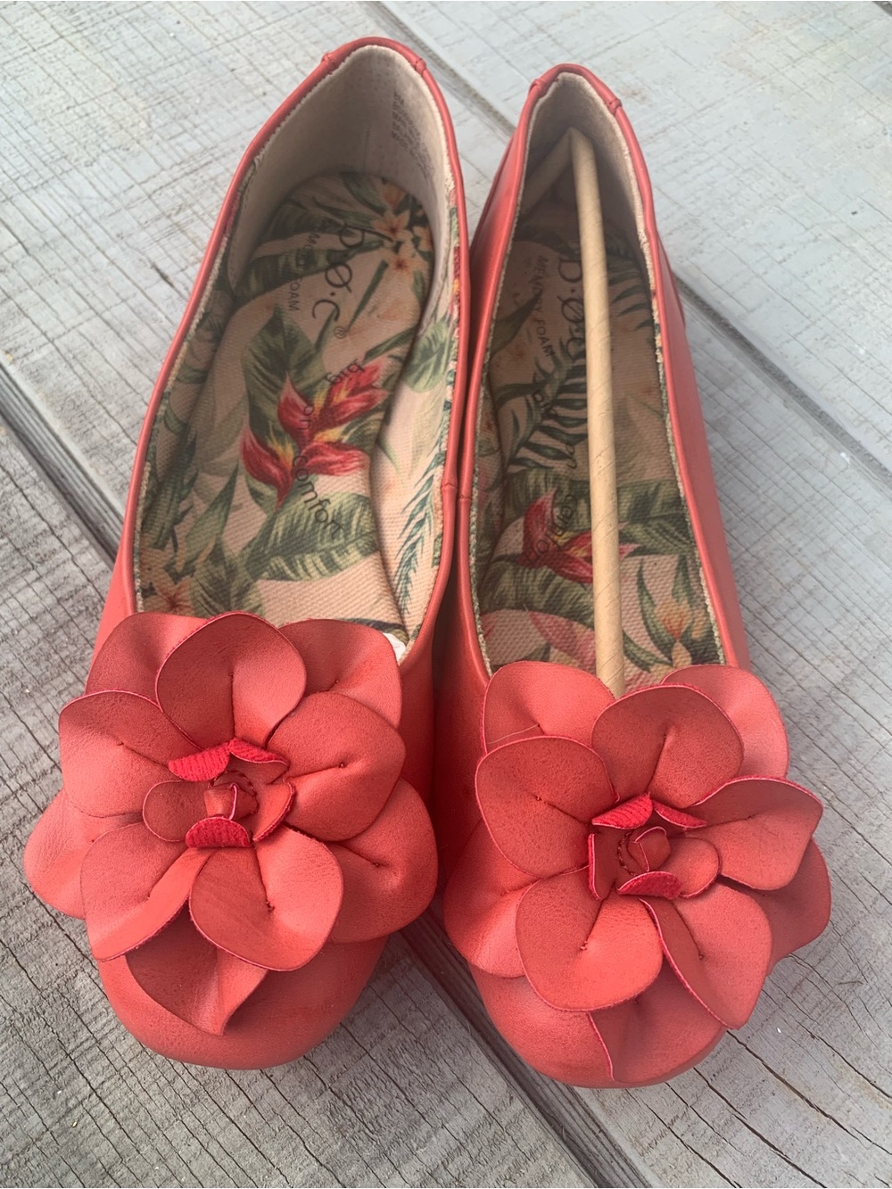b.o.c. Coral Flower Applique Ballet Flats - Women - Picture 2 of 5